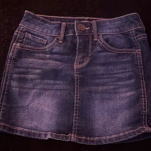 Denim kids skirt size 7 girls